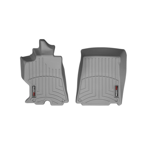 WeatherTech Custom Fit FloorLiners compatible with 2010-2014 Ferrari California - 1st Row (Driver & Passenger), Grey