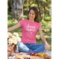 thumbnail image 2 of Happy Mother's Day Hearts Shaped T-Shirt Women -Image by Shutterstock, Female Medium, 2 of 4