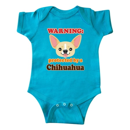 

Inktastic Protected by a Chihuahua Gift Baby Boy or Baby Girl Bodysuit