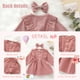 thumbnail image 3 of Vestido de manga larga plisado de pana para niña pequeña Vestido de fiesta de princesa Vestido de otoño/invierno, 3 of 5