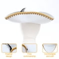 thumbnail image 4 of Hsqqdc Unisex Tricorn Colonial Pirate Hat, Historical Hat for Party, 4 of 7