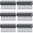 thumbnail image 1 of Soporte retráctil para tarjetas de identificación Laumoi, 80 paquetes (negro), 1 of 7