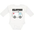 thumbnail image 3 of Inktastic My Mommy Saves Lives Ambulance Boys or Girls Long Sleeve Baby Bodysuit, 3 of 5