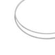 thumbnail image 3 of Brazalete sencillo de metal para la parte superior del brazo, bisutería para mujer, pulsera para el verano Plata H, 3 of 3
