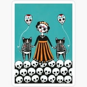 KIRAKIRA Day of the Dead Skellie Cats Sticker. Single, trio, or squad — Collect them all!