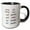 Black/White, variant on 3drose, 12 Months Typography Text, 11oz Mug