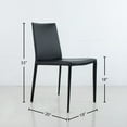 thumbnail image 2 of Prima Modern Leather Coated Side Chair - Contract Grade, 2 of 6