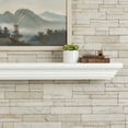 thumbnail image 4 of Mantels Direct Colton 60" Floating Wood Fireplace Mantel Shelf - White Paint, 4 of 11