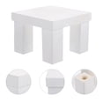 thumbnail image 3 of UEETEK Stool Mini Mini Wooden Bench White Wooden 1Pcs, 3 of 6
