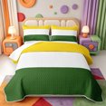 thumbnail image 2 of Erosebridal Geometric Stripes Quilt Full,Modern Striped Full Bedspread Sets,3-Piece,1 Coverlet and 2 Pillowcases, 2 of 7