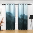 thumbnail image 6 of Lfeey Blackout Curtains, Living Room Window Blackout Grommet Curtains, Mountain View, 42x108 Inches, Set of 2, 6 of 6