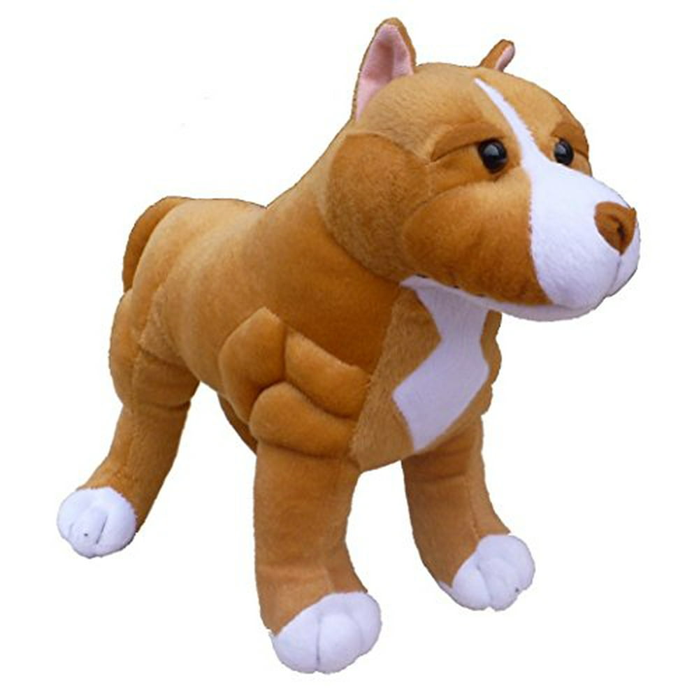 stuffed pitbull puppy