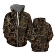 thumbnail image 1 of Sudadera con capucha y cremallera de gran tamaño con estampado 3D de hojas marchitas para hombre, sudaderas con gráficos de bosque, estilo urbano, informal, de otoño, 1 of 6