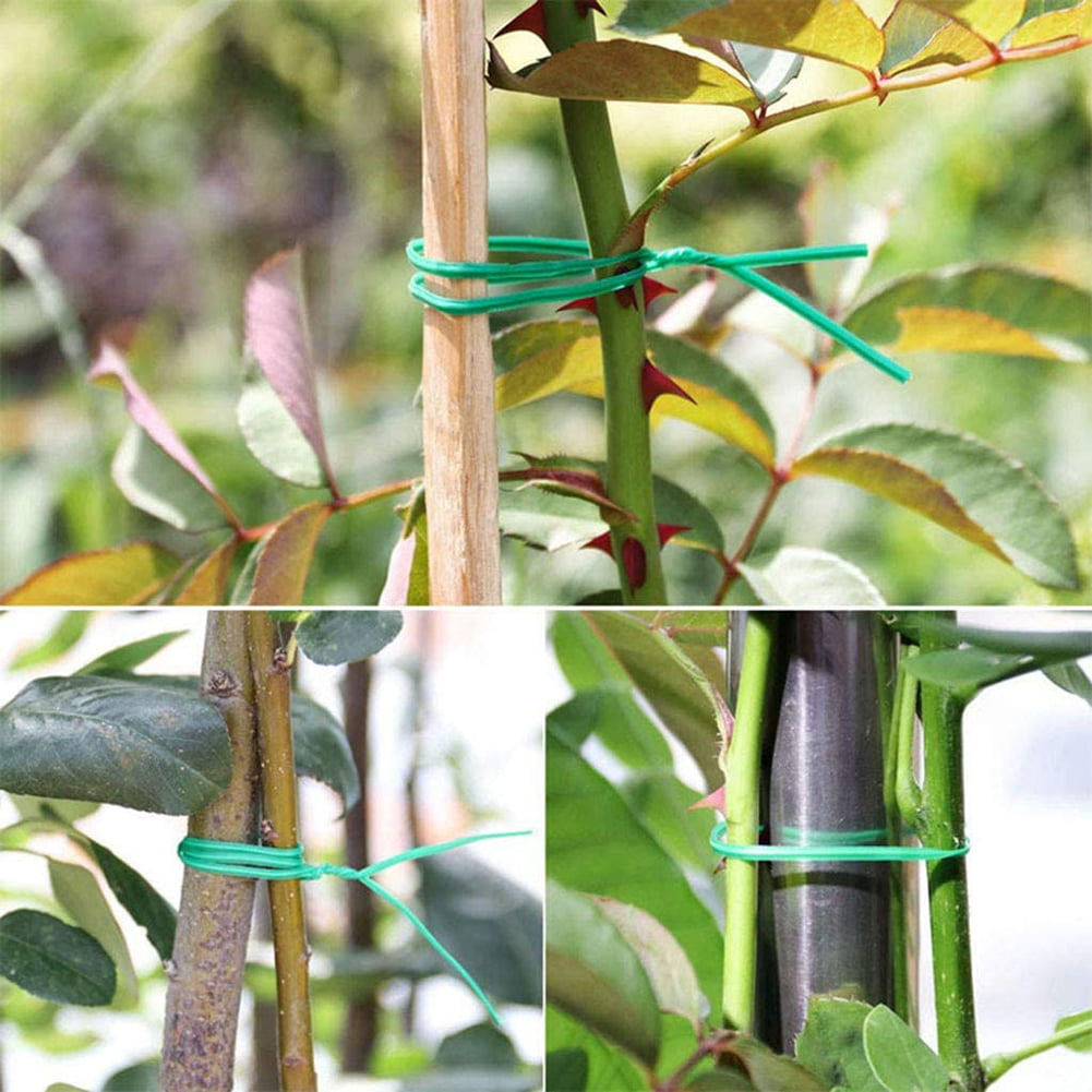 Details about   Garden Tie Plastic Wire Binding Line Climbing Plants Cable Flower Rattan S1 
