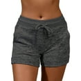 thumbnail image 2 of Gvmfive Women Casual Shorts Drawstring Pockets Casual Loose Short Pants, 2 of 3