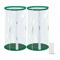 2Pcs PVC Mini Greenhouse, 23.6 X 11.8inch Transparent Flower Plant Mini Greenhouse Cover, Portable Plant Protector