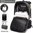 thumbnail image 2 of Mochila de viaje KAKA 2070 Durable Convertible de 35 L para portátil de 15.6, 2 of 6