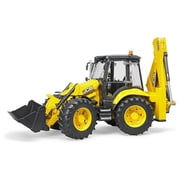 CAT Backhoe Loader Construction Vehicle, Realistic Toy Digger with Moving Front Loader and Excavator Arm, Great for Play Indoors, Outdoors, in Sand and Snow, 1:16 Scale, Ages 3+
