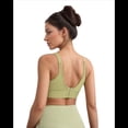 thumbnail image 1 of Sujetador Deportivo con Espalda Cruzada Verde L, 1 of 8