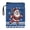 Santa Baseball, variant on HELLHERO Book Club Gifts Book Sleeve Protector, 8.66 x 11.42 Polyester Storage & Portability Carrying Book Case Protector Wrap Bag with Pocket, Retro for Readers
