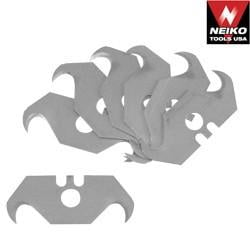 10 Pcs Twin Hook Utility Roofing Carpet Cutting Blades Roofer's (Best Utility Knife For Cutting Carpet)