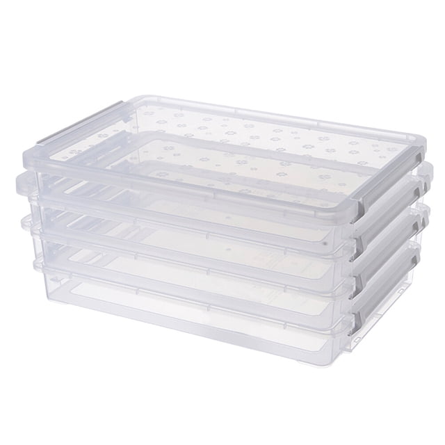 Caja de almacenamiento transparente de múltiples capas Caja de llenado de papel de plástico transparente