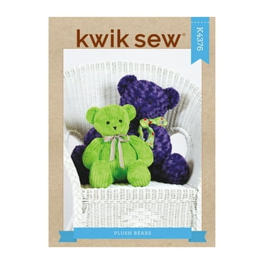 Kwik Sew Sewing Pattern 4376 - Plush Bears, Size: OS (One Size)