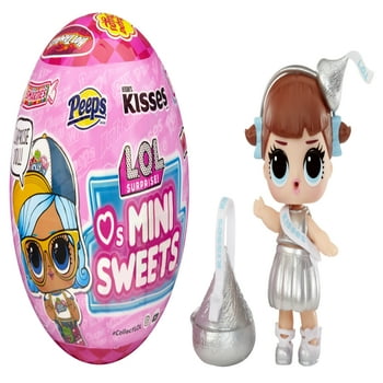L.O.L Surprise! LOL Surprise Loves Mini Sweets Dolls with 8 Surprises, Candy Theme, Accessories, Collectible Doll, Paper Packaging, Children Ages 4+