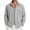Gray, variant on Mens Casual Untucked Button Down Shirt Funky Asymmetric Striped Shacket Jacket Lightweight Overshirts M-5XL