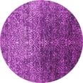 thumbnail image 1 of Ahgly Company Indoor Round Oriental Pink Industrial Area Rugs, 7' Round, 1 of 4
