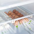 thumbnail image 1 of Cajón para huevos, caja de almacenamiento para huevos frescos con capacidad de 18 rejillas para contenedor organizador para refrigerador, 1 of 9