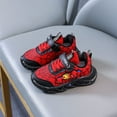 thumbnail image 1 of LED Casual Sneakers Red Black For Spring Boys Cartoon Mesh Outdoor Shoes Children Lighted Non-slip Shoes Size 21-30, 1 of 1