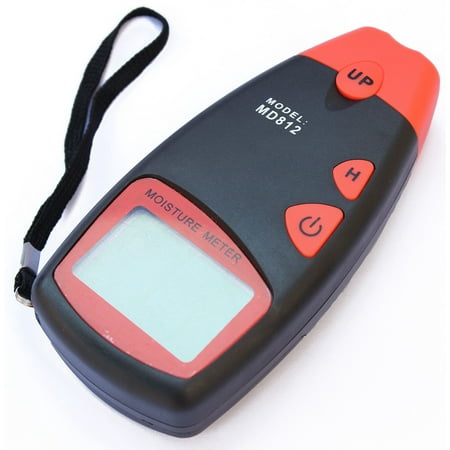 Digital Moisture Meter for Wood Sheetrock Flooring Firewood and More, 2-Pin Type, Large LCD Display, (Best Moisture Meter For Firewood)