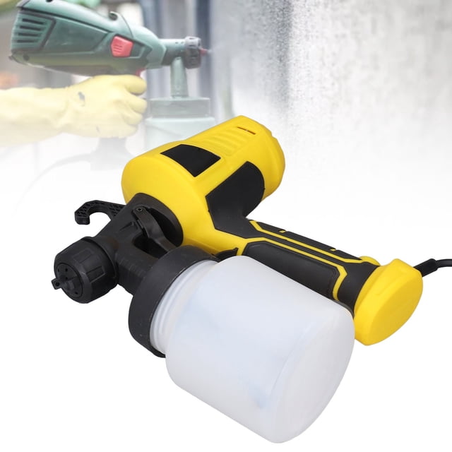 Pulverizador de Pinta Eléctrico Kit de Pistola Pulverizadora de Alta Potencia de 500 W Con Gran Capacidad de 800 ml, Efecto de Pulverización Uniforme para decoración decorémental