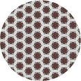 thumbnail image 1 of Ahgly Company Machine Washable Indoor Round Transitional Dark Brown Area Rugs, 10' Round, 1 of 7