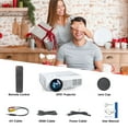 thumbnail image 4 of WiFi Bluetooth Projector, 10000LM HD Projector Support 4K, Home Theater Projector Support Mirror Screen, 4 of 9