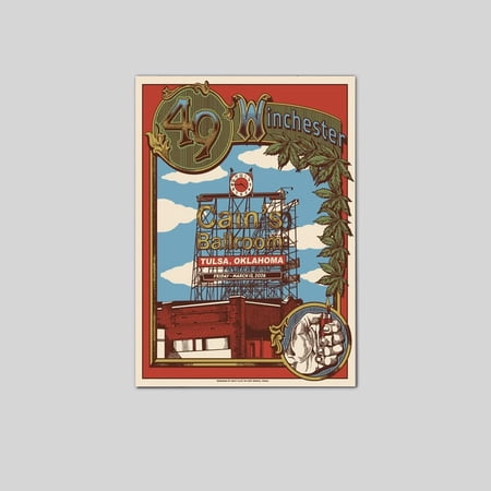 49 Winchester Mar 13 2026 Cain's Ballroom In Tulsa OK Poster Size 24''x36'' Googate