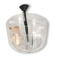 thumbnail image 3 of Impressions Vanity Rotating Acrylic Makeup Organizer, Spinner Compartments Countertop Display Case, 3 of 4