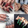 thumbnail image 3 of 18 Packs Foil Nail Paillette Chip, Kalolary Foil Nail Flakes Sequins Foil Nail Chip Glitter Nail Art Design Decoration With Pick Up Tweezer, 3 of 7