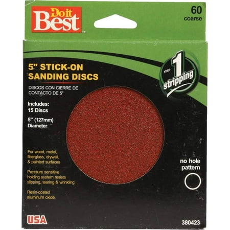 

ALI Industries 380423 Do it Best Stick-On Sanding Disc 5