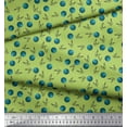 thumbnail image 2 of Soimoi Poly Georgette Fabric Bowling Pins & Ball Sports Fabric Prints by Yard 42 Inch Wide, 2 of 3