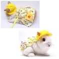 thumbnail image 4 of ZHAOCHENG Lindo conejo mascota chaleco accesorios correa al aire libre ropa de conejo arnés cinturones ropa de conejo ropa arnés de conejo (sandía pequeña), 4 of 4