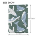 thumbnail image 3 of Pofeuu Beautiful Whales Print Travel Document Organizer Passport Holder Men Women for Family (6.5 in x 4.5 in),Wallet Holder Credit Card Clutch Bag Case, 3 of 5