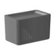 thumbnail image 2 of Organizador de Pañuelos Faciales y Celulares - Caja de Plástico para Cocina, Baño, Tocador, Dormitorio, Cómodas y Mesas - Negro, Gris, Beige - 20 X 13 X 12 Cm - 1 Unidad, 2 of 6