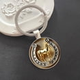 thumbnail image 6 of SmartBy Retro Horse Keychain Horseshoe And Horse Pendant with Keyring Golden Horse Lucky Keychain Gift for Men Women Horse Lovers, 6 of 6