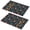 Pioneer Flower Floral, variant on Placemat, Pioneer Flower Floral Print Pattern Place Mats Table Mat Set Of 2, PVC Washable Placemats for Party Kitchen Dining Decoration, 18x12 Inch, Fade Resistant