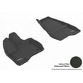 thumbnail image 2 of 3D MAXpider 2011-2014 Fits Ford Explorer Kagu 1st Row Black Carbon Fiber Embossed Pattern Floor Mat L1FR03611509, 2 of 3