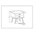 thumbnail image 4 of Atlin Designs End Table in Auburn Brown, 4 of 4