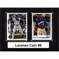 thumbnail image 1 of Placa C&I Collectables Lorenzo Cain Milwaukee Brewers, 1 of 1