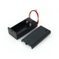thumbnail image 3 of Caja portapilas PP3 de 9 V CC con interruptor de encendido y apagado y cable conductor duradero, 3 of 15